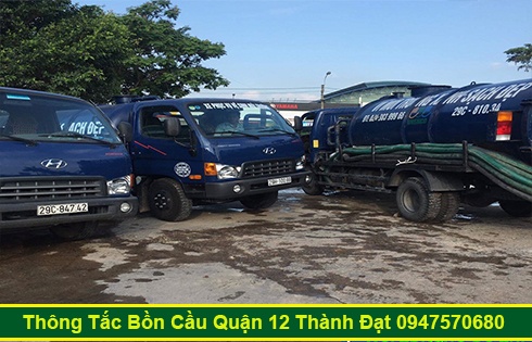 Cam kết nhận hút hầm cầu tại Quận 12 nhanh sạch 99%.