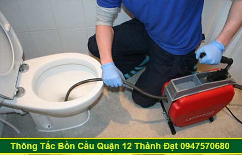 Thông Tắc Bồn Cầu Quận 12 Gía Rẻ Không Đục Phá Nền Chuyên Nghiệp.