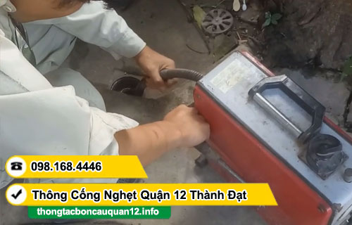 Thông tắc cống Phường An Phú Đông